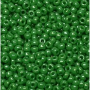 Miyuki seed beads 11/0 - Opaque luster green 11-431